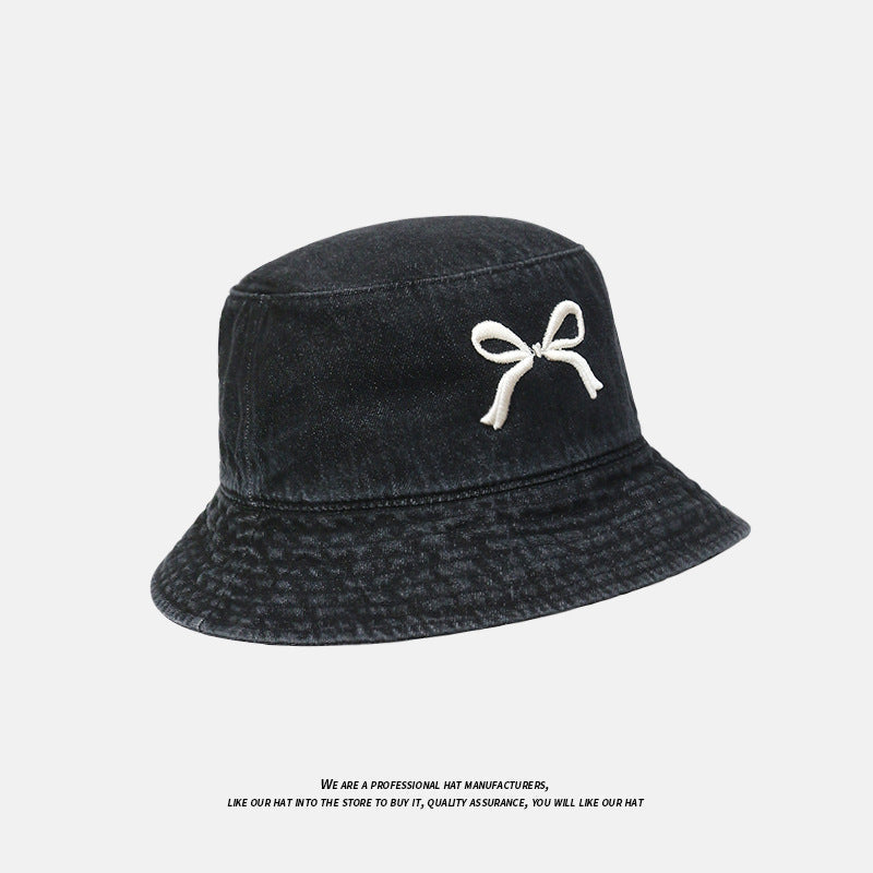 【READY STOCK】Denim Bucket Hat Unisex Sun Hat Casual Outdoor Travel Spring, Summer & Autumn Fisherman Cap 牛仔渔夫帽