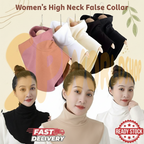 FN08 CHIC COLLAR | 女款高领假领：百搭针织/蕾丝材质 | 适配毛衣、衬衫与连衣裙 Women's High-Neck False Collar | Versatile Layered Look Accessory