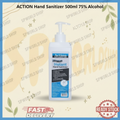 ACTION Hand Sanitizer 500ml 75% Alcohol *SEND IMMEDIATELY* KILL 99.9 GERMS