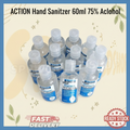 ACTION Hand Sanitizer 60ml 75% Alcohol* SEND IMMEDIATELY* KILL 99/9 GERMS POCKET HAND SANITIZER/ SMALL HAND SANITIZER洗手液