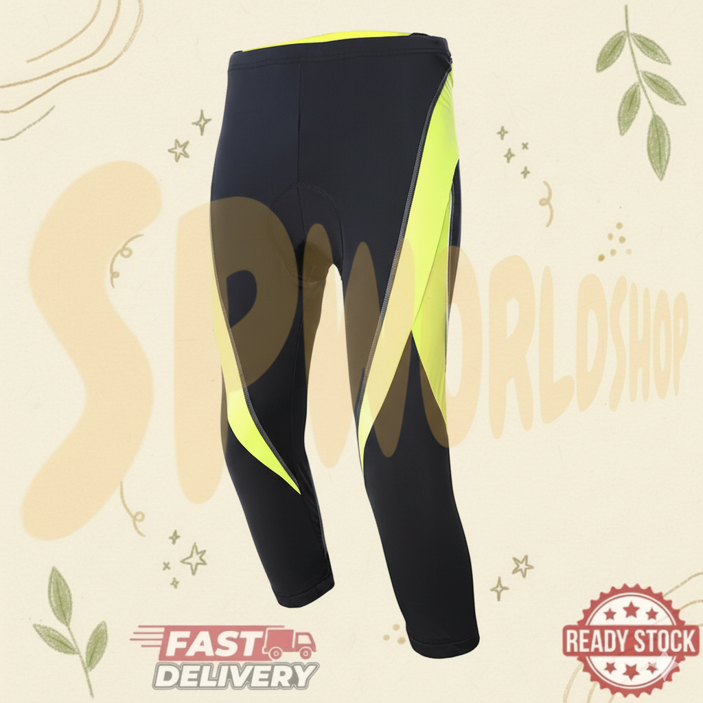 Bicycle cycling 7inch pants with spounge