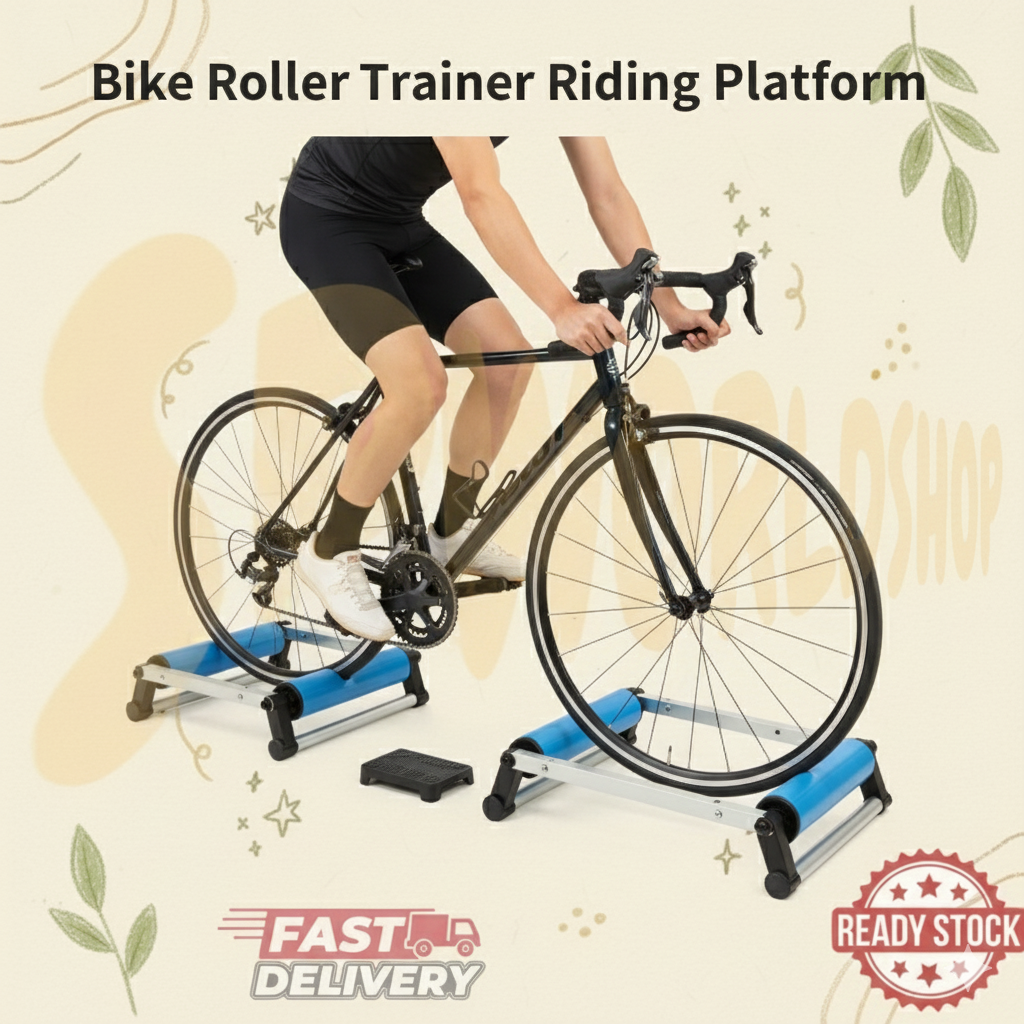 Bike Roller Trainer Riding Platform Aluminium Alloy Mute Indoor Exercise Home Gym MTB Road Cycling platform trainer Adju
