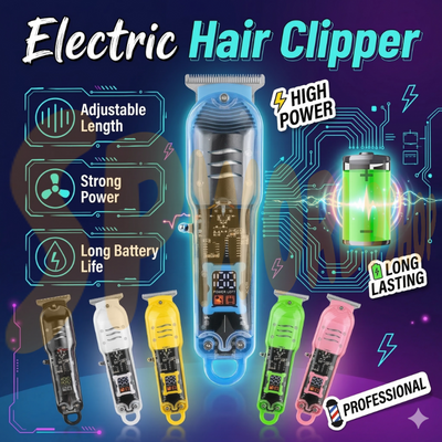 YX-999 PRO CLIPPER | 专业电动剪发器：LED 屏显 + USB 快充 | 低噪强劲动力 Professional LED Hair Clipper | High-Speed Motor & Low Noise Operation