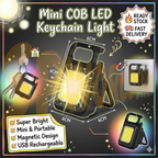 Chic LUMEN MINI | 极简微光：COB 多功能钥匙扣手电筒 Mini COB Keychain Light · Essential Everyday Carry