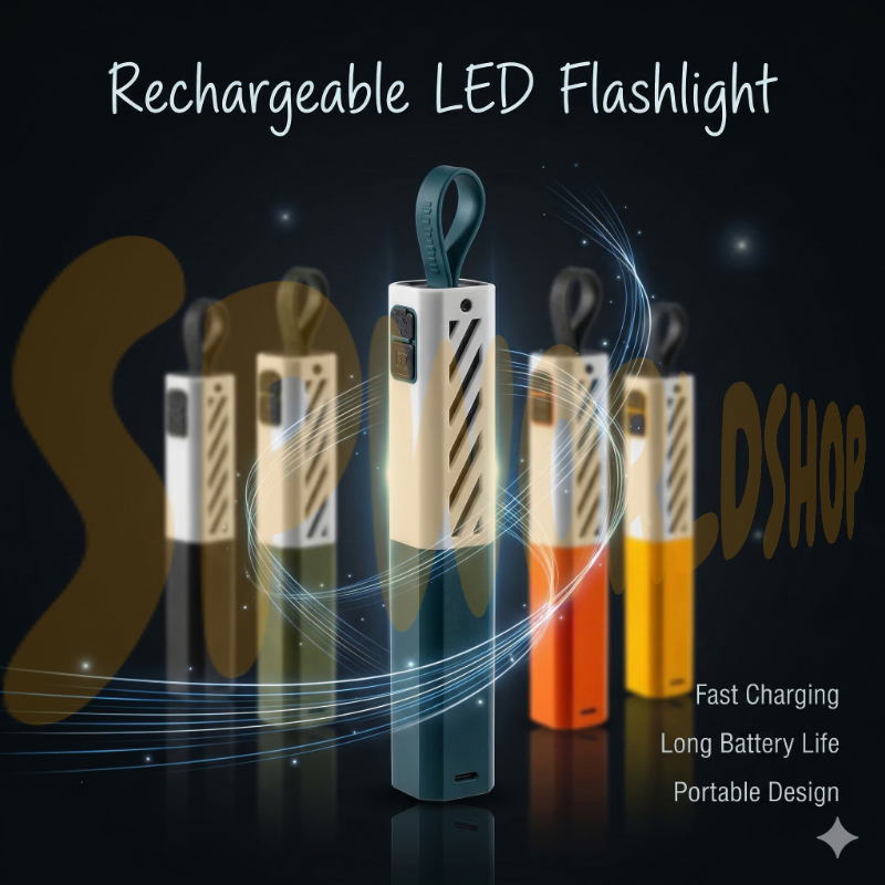 High-Performance & Reliable [NIGHT GUARD] 破暗者 | 强光变焦手电：数显电量、远近兼顾 | 户外安全必备 High-Lumen Zoomable Flashlight | LED Battery Indicator & Type-C Fast Charge