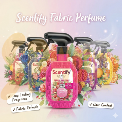 Sensory Healing SCENT MEMORY | 织物留香：Scentify 极简衣物香氛美学 Fabric Perfume Spray · Long-Lasting Fragrance Ritual