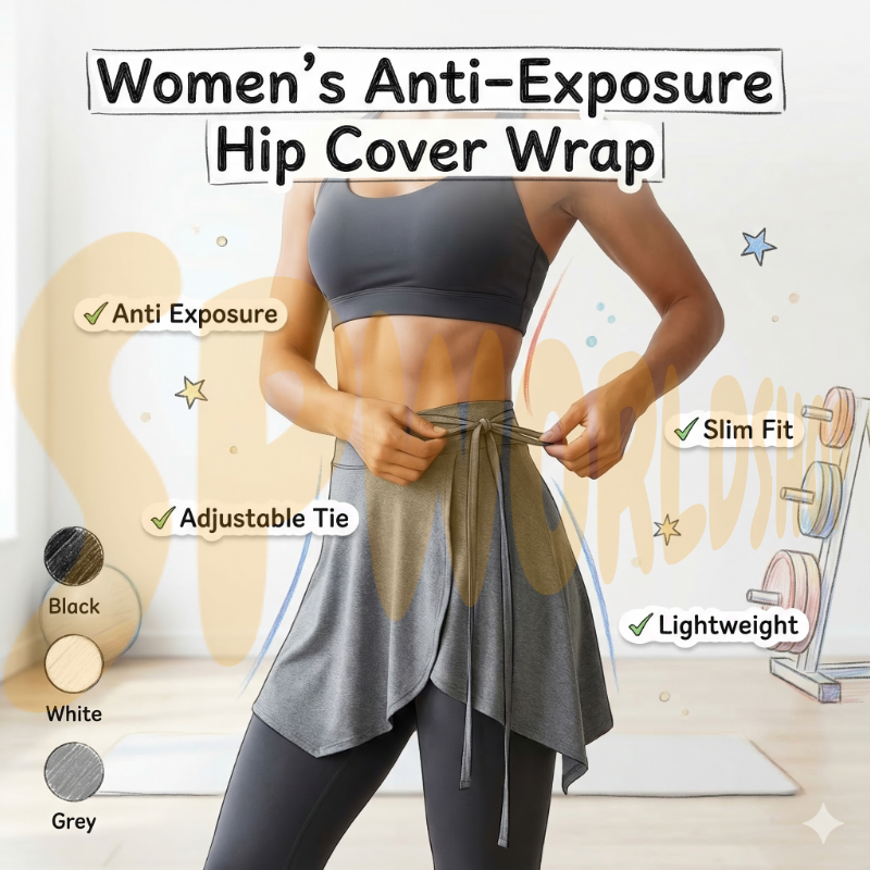 [FIT & CONFIDENT] 运动底气 | 8060 遮臀系带裙：速干透气，告别尴尬线条 Aesthetic Sporty Cover Skirt | Quick-Dry & Confidence Boost