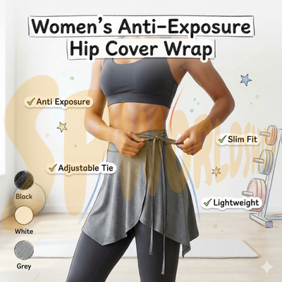[FIT & CONFIDENT] 运动底气 | 8060 遮臀系带裙：速干透气，告别尴尬线条 Aesthetic Sporty Cover Skirt | Quick-Dry & Confidence Boost