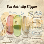 【ANTI-SLIP】Women’s Soft Cloud Slippers (B2024) | Lightweight Indoor Outdoor Sandals | Thick Sole Non-Slip Flip Flops | Selipar Perempuan 女士防滑拖鞋 踩屎感 浴室居家