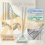 【READY STOCK】Magic Broom | Multifunctional Silicone Floor Squeegee & Dust Cleaner | Household Cleaning Tool 魔术扫把
