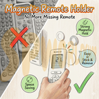 【READY STOCK】No-Drill Magnetic Remote Control Holder | Strong Adhesive Wall Mount Storage 免打孔遥控器磁吸贴