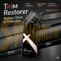 READY STOCK!!! Trin Restorer | Multi-Purpose Car Plastic & Leather Restorer | Dashboard & Trim Shine Cleaner 塑料件镀晶剂