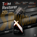 READY STOCK!!! Trin Restorer | Multi-Purpose Car Plastic & Leather Restorer | Dashboard & Trim Shine Cleaner 塑料件镀晶剂
