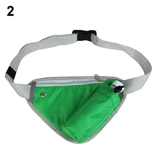 New Trendy Triangular Waist Bag Durable Belt Water Bottle Pocket Pouch Christmas gift