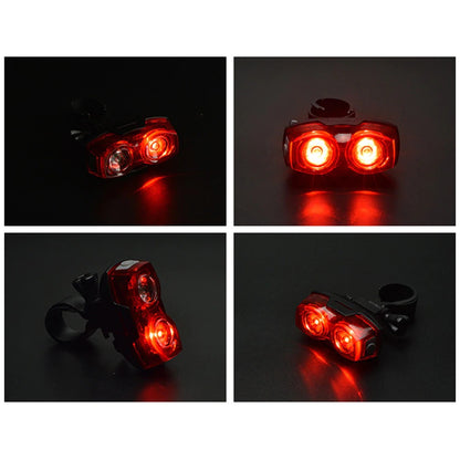 AAA Battery Style Red LED Bike Bicycle light LED Taillight Rear Tail Waterproof Safety Warning Light Cycling Portable