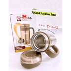 READY STOCK!!!Zebra SUS304 Stainless Steel Vacuum Pinic Mug 0.45L (450ml)