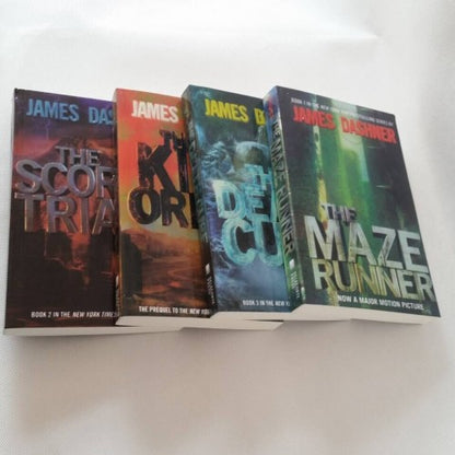 maze runner book set 4 book per set