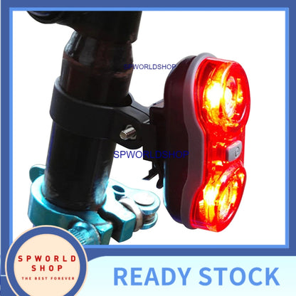 Taillight Tail Lamp Warning Light Waterproof Rear Lights Safety Bicycle Flashing Lights Lamp Bike