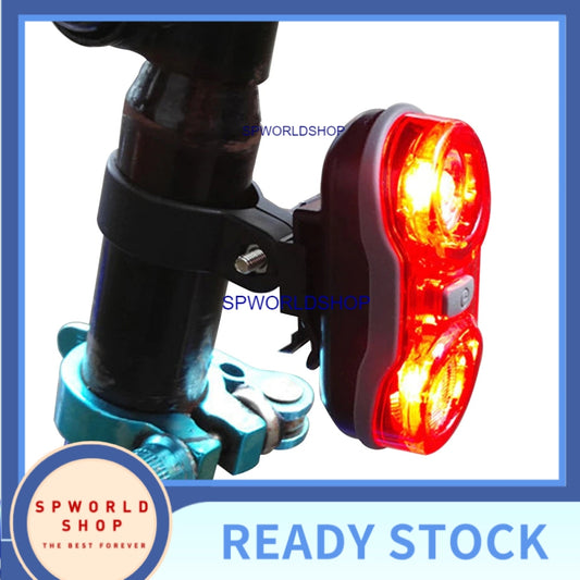 Taillight Tail Lamp Warning Light Waterproof Rear Lights Safety Bicycle Flashing Lights Lamp Bike