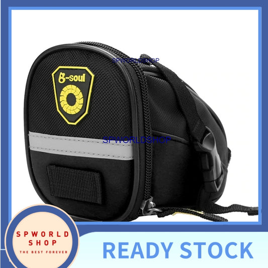 B-soul Portable Waterproof Bike Saddle Bag Portable Cycling Seat Pouch Bicycle Tail bags Rear Pannier Cycling Accessorie