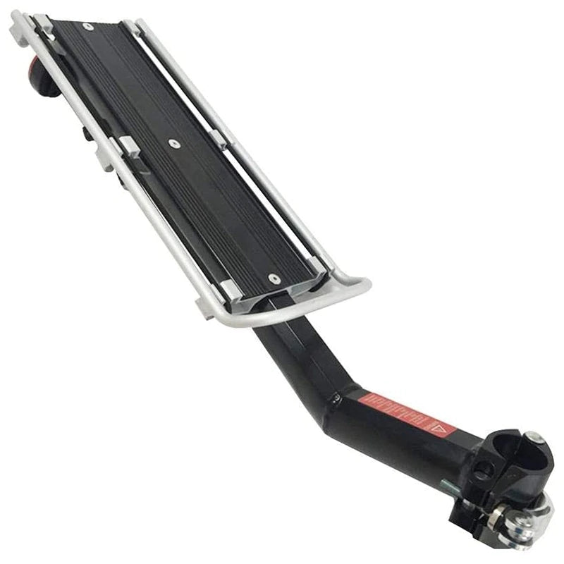 Bicycle Rear Rack, Bike Luggage Cargo Carrier, Quick Release Adjustable Cycling Seatpost Rack for Mountain Bike