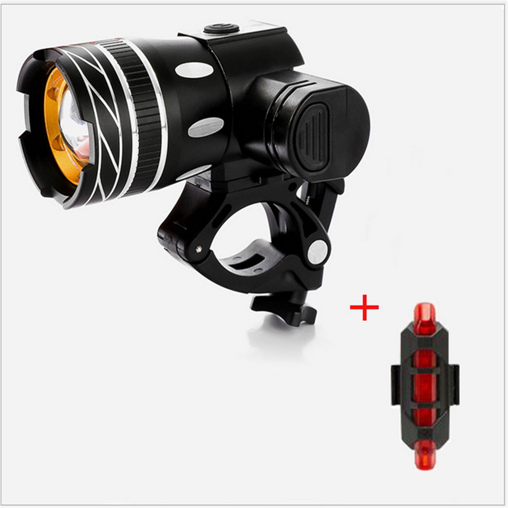 LED Mountain Cycle Head Light Waterproof Rechargeable 15000LM XM-L T6 LED MTB Bicycle Light Bike Front Rear Light Set Wi