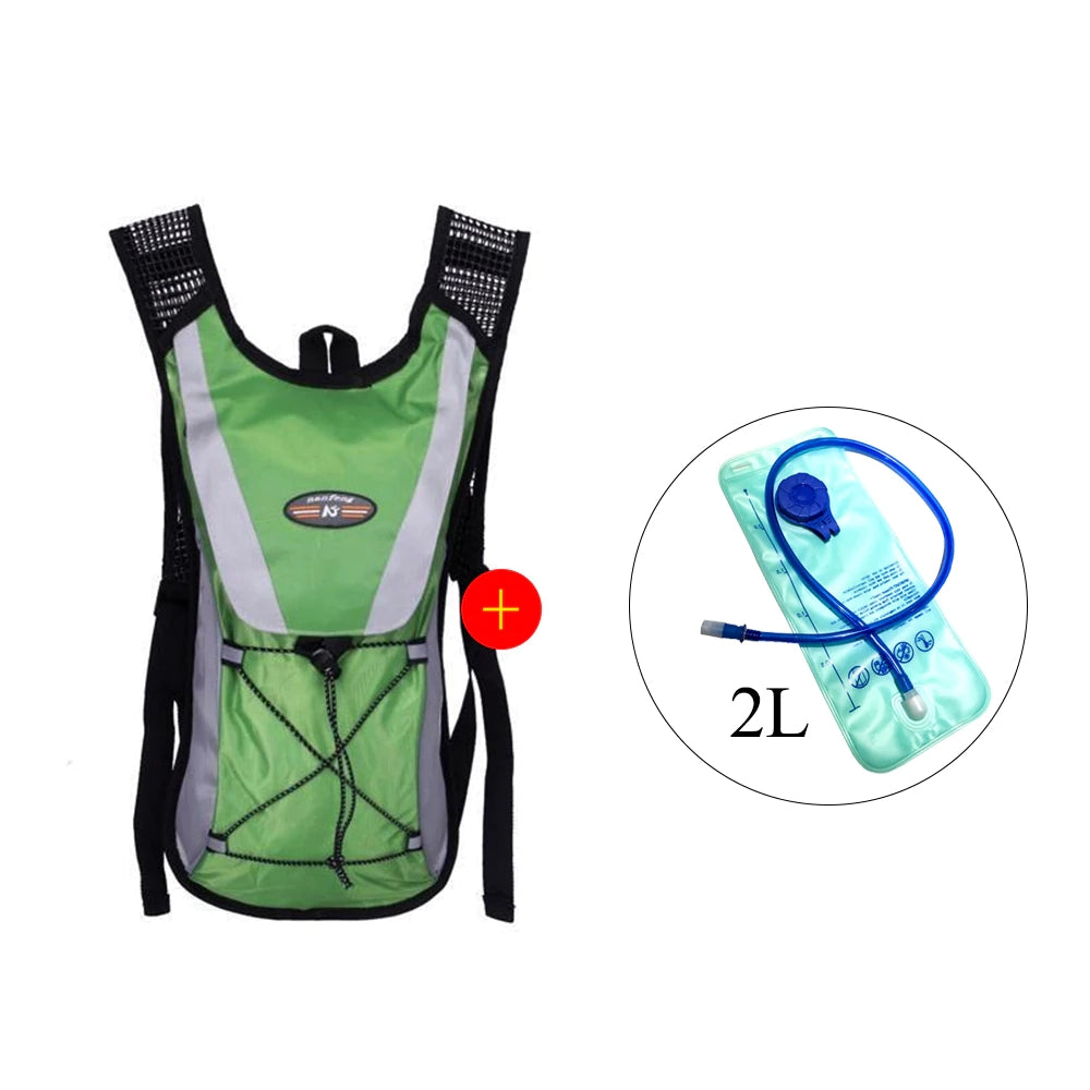 Water Bag Water Bladder Bag Outdoor Mountaineering Climbing Camping Travel Hiking Bike Water Bags 2L Cycling Backpack