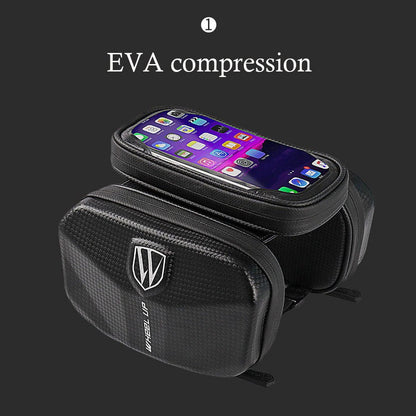 Rainproof Bike Bag Frame Front Top Tube Cycling Bag Reflective 6.0 in Phone Case Touchscreen Bag MTB Bicycle Accessories