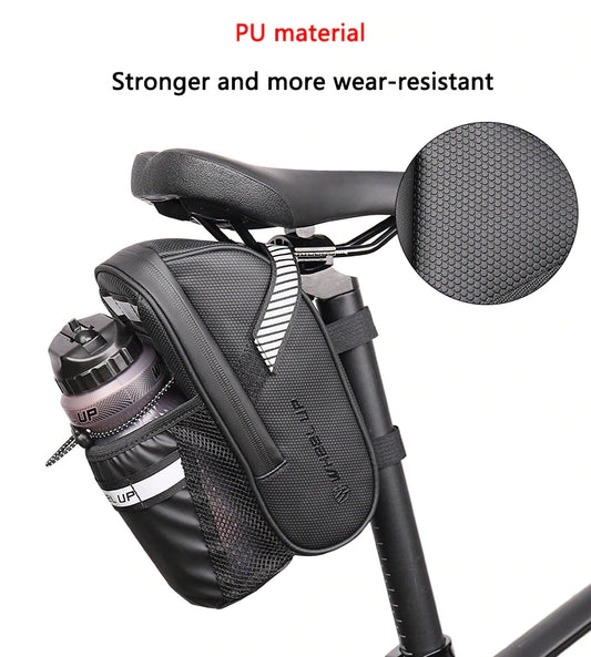 Wheel up Road bicycle kettle Tail bag High capacity Waterproof Saddle Bag MTB bag Sacoche Velo Reflective Accesorios