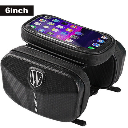 Rainproof Bike Bag Frame Front Top Tube Cycling Bag Reflective 6.0 in Phone Case Touchscreen Bag MTB Bicycle Accessories