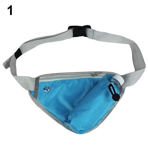 New Trendy Triangular Waist Bag Durable Belt Water Bottle Pocket Pouch Christmas gift