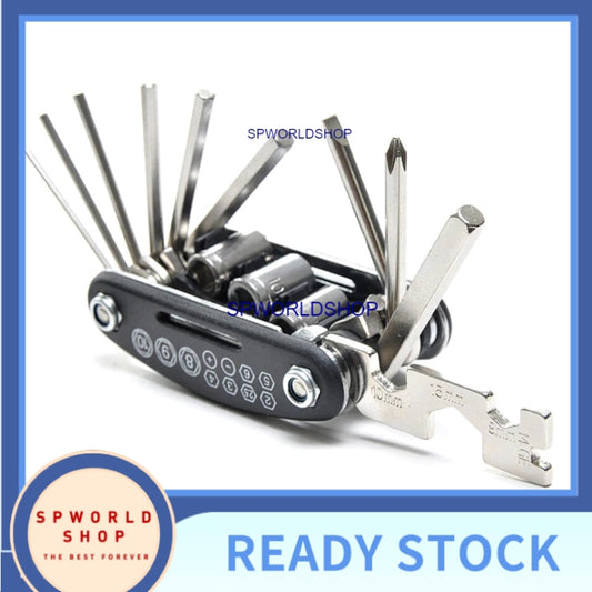 16 in 1 Multifunction Bicycle Repair Tools Kit Hex Spoke Cycling Screwdriver Tool MTB Mountain Cycling Bike Repair Tool