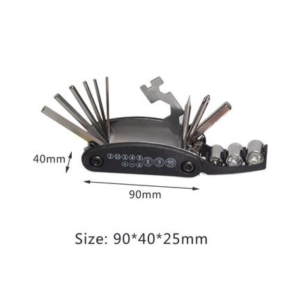 Bike Bicycle Tire Repair Tools Kit Set Bag Multitool Cycling Service Folding Hex Wrench Tool Bicycle Portable Riding