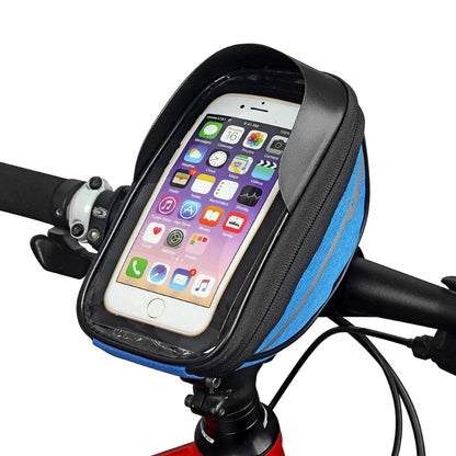 Waterproof Bicycle Bag,Cycling Front Top Tube Frame Phone Bag,Touchscreen Cellphone Handlebar Bag Bicycle