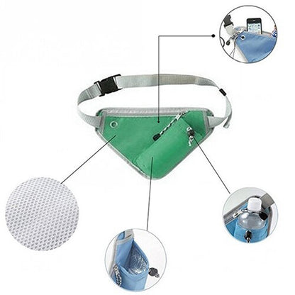 New Trendy Triangular Waist Bag Durable Belt Water Bottle Pocket Pouch Christmas gift