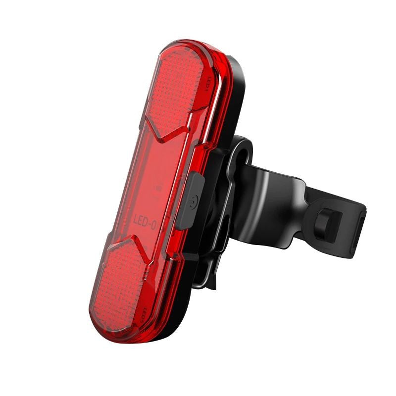 USB Rechargeable Bike Bicycle Tail Rear light -RED