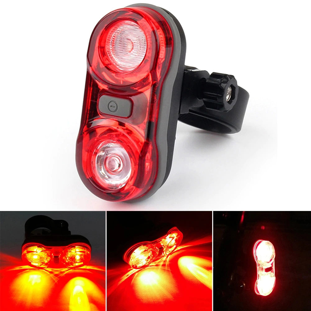 Taillight Tail Lamp Warning Light Waterproof Rear Lights Safety Bicycle Flashing Lights Lamp Bike