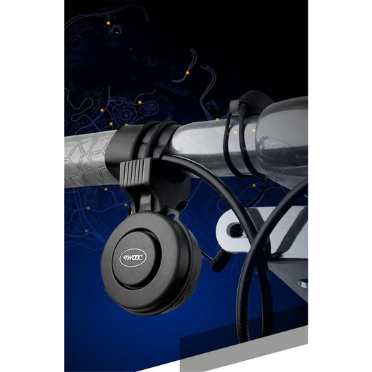 USB Rechargeable Waterproof Electronic Bicycle Horn Loud Volume Cycling Handlebar Electric Bike Ring Mini Alarm Bells
