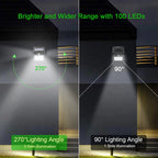 100 LED Solar Light Outdoor Solar Lamp Powered Sunlight Waterproof PIR Motion Sensor Street Light for Garden PREORDER
