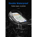 Phone Bag Bike Bicycle Strong Rainproof TPU Touch Screen Cell Phone Holder Bicycle Handlebar Bags MTB Frame Pouch Bag