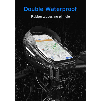 Phone Bag Bike Bicycle Strong Rainproof TPU Touch Screen Cell Phone Holder Bicycle Handlebar Bags MTB Frame Pouch Bag