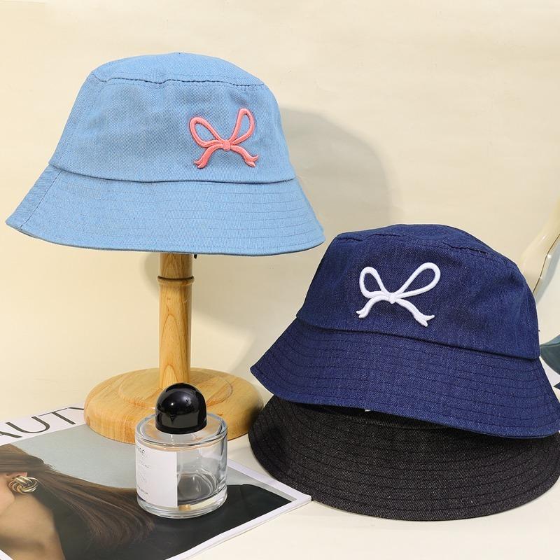 【READY STOCK】Denim Bucket Hat Unisex Sun Hat Casual Outdoor Travel Spring, Summer & Autumn Fisherman Cap 牛仔渔夫帽