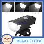 Bike Light USB Rechargeable 300 Lumens Bicycle Lamp Front Headlight Flashlight Bicycle Light Bicycle Accessories