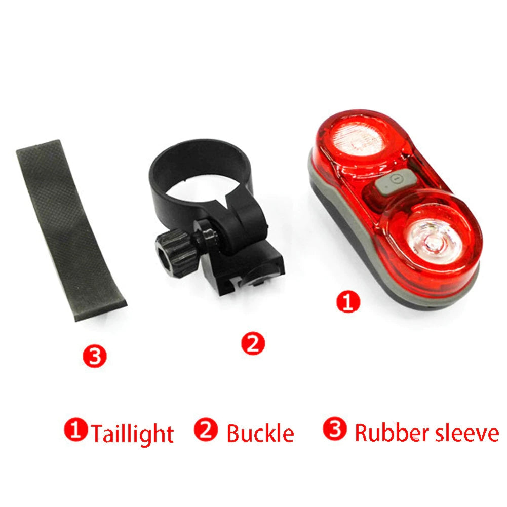 Taillight Tail Lamp Warning Light Waterproof Rear Lights Safety Bicycle Flashing Lights Lamp Bike
