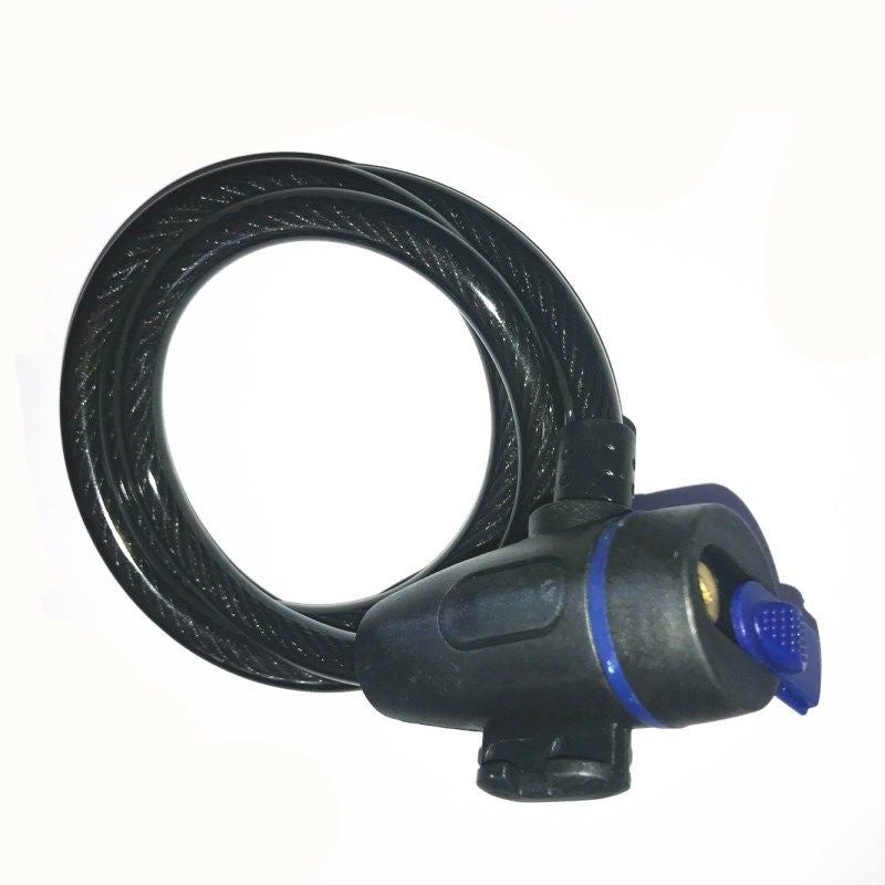 Bike Lock Cable Locks Road Bike Cycling Mountain Bike padlock Anti-Theft Chain Lock(Black)