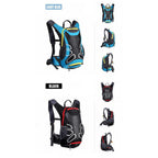 Waterproof 15L Bicycle Backpack,MTB Bike Hydration Backpack for men Cycling Water Backpack,with rain cover,no water bag
