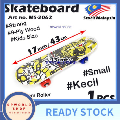 【Ready Stock】Skateboard Papan Skate Board Four-Wheeled Long Skateboard Adult Scooters Penny Board  滑板