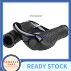 1 Pair Bicycle Handlebar Grip Ergonomic Anti-Skid Lock-on Handle Cover Aluminum Alloy Rubber Grips MTB Bike Accessories