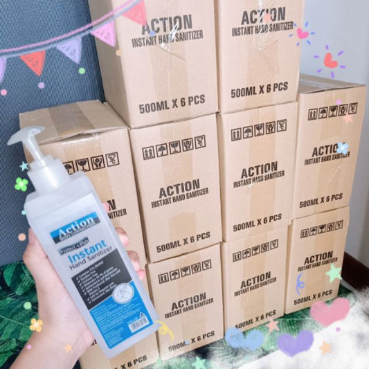 ACTION Hand Sanitizer 500ml 75% Alcohol *SEND IMMEDIATELY* KILL 99.9 GERMS