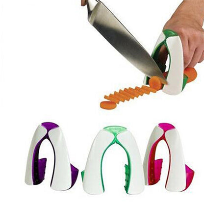Hard Plastic Shield Safe Slice Dice Knife Guard Fingers Protector Kitchen Tools